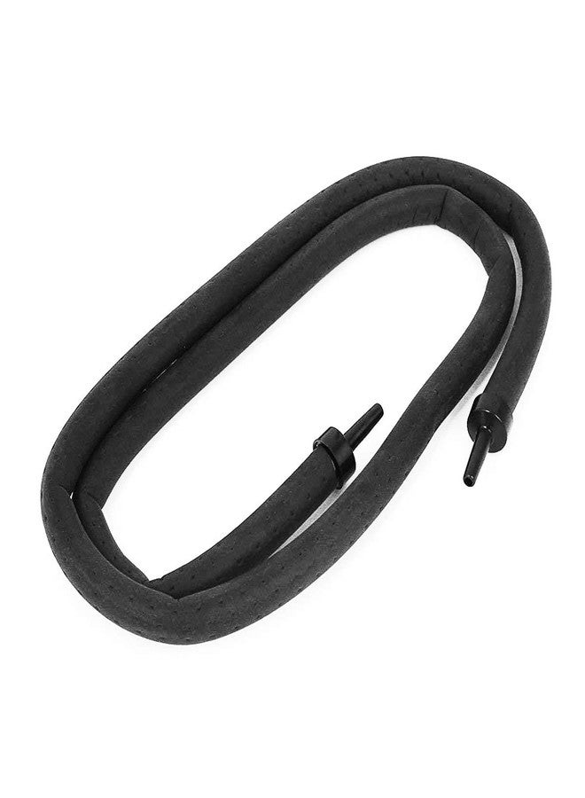 COMOK 10mm Diameter Rubber Tube Aquarium Air Curtain Bubble Air Diffuser Flexible Air Bubble Rubber Tube for Aquarium Fish Tank, Black, Long (90cm/36) - Image 1